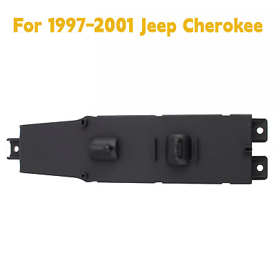 #ad FOR 97 01 JEEP CHEROKEE 1PC FRONT RH PASSENGER SIDE POWER WINDOW CONTROL SWITCH $18.04