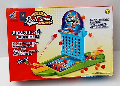 #ad Connect Four Launchers Ball Shoot Activate Funny Game Pre Owned $24.99