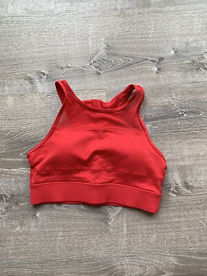 #ad Zyia Active Red Sports Bra Size Medium $20.00