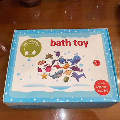 #ad Bath Toys With Organizer NIB $11.99