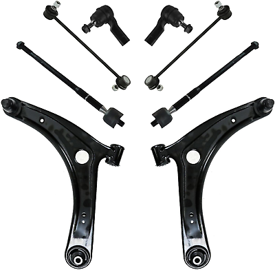 #ad Front Control Arm Ball Joint Tie Rod Sway Bar Link Steering Suspension Kit 8Pc C $203.99