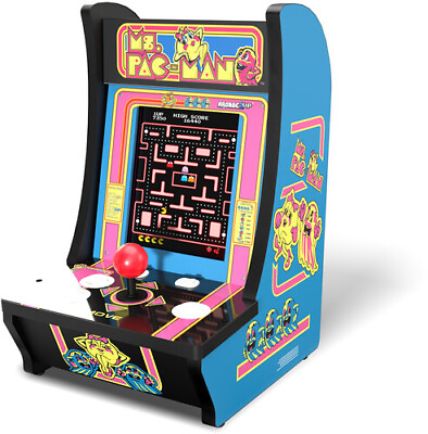 #ad Ms. Pac Man Countercade 5 Game Blue with Black New $149.99