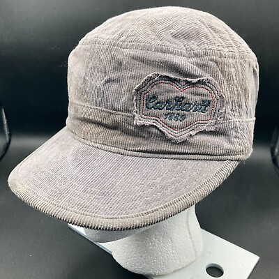 #ad Carhartt Corduroy Hat VTG Hook amp; Loop With Stains $9.99