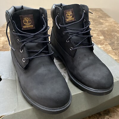#ad TIMBERLAND 6 inches Premium Waterproof Boot Kid#x27;s Size US 6.5 Black $20.64