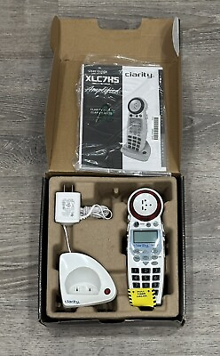 #ad Clarity XLC7HS Expandable Add On White Handset for Clarity XLC7BT New $40.00