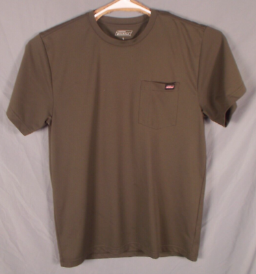 #ad Dickies Men#x27;s XL Genuine T Shirt Brown Short Sleeve Pocket and Logo $4.99