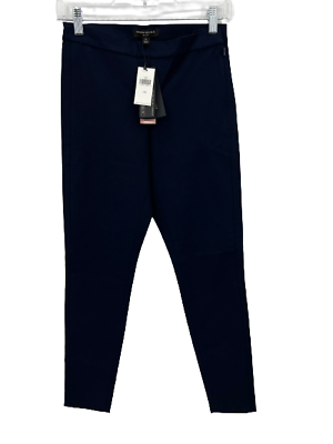 #ad Banana Republic Pants Womens 0 Navy Blue Devon Fit Slimming Stretch Chino NWT $19.17