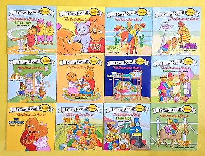 #ad Berenstain Bears Phonics Kids Childrens Books Learn to Read I Can Read Lot 12 $14.99