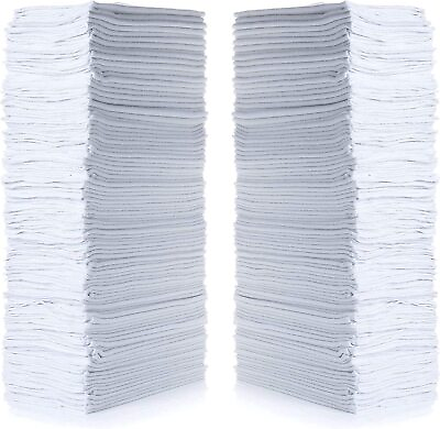 #ad 79142 Shop Towels 14quot;x12quot; Pack of 150 Cotton White $48.99