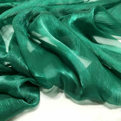 #ad Ice Crepe Mesh Fabric Organza Shiny Glitter Sparkle Dress Sew Curtain Drape Trim $18.88