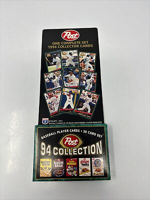 #ad 1994 Post 94 Collection 30 Card Complete Set Baseball Cards SEALED $6.80