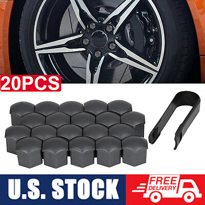 20PCS 17mm Car Wheel Lug Nut Cover Car Wheel Nut Bolt Caps Rims Accessories US $6.29