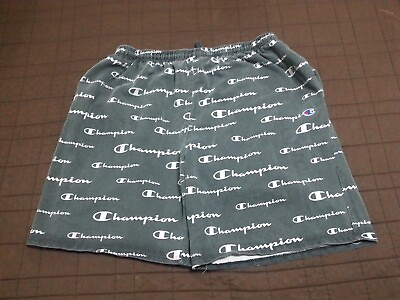 #ad Champion Gym Shorts AOP All Over Print Men#x27;s XXL 2XL Gray Athletic Basketball $19.99
