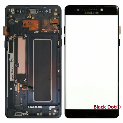 #ad Samsung SM N935 N930 Galaxy Note FE Note 7 OLED Display Screen Digitizer Frame $49.99