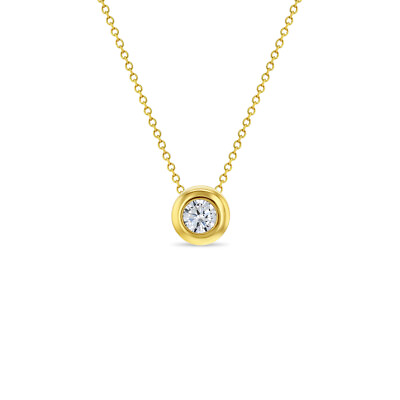 #ad Clear Hidden Halo CZ Toddler Kids Girls Pendant Necklace 14k Gold $140.00