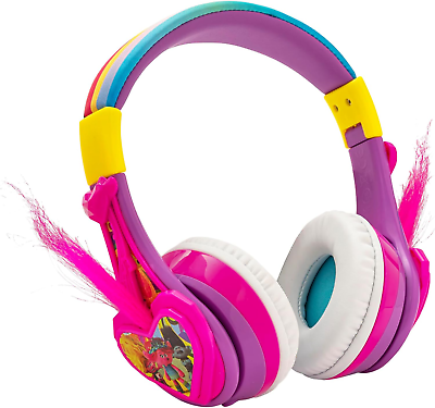 #ad Trolls Band Together Bluetooth Headphones for Kids Wireless Headphones with Mic $44.88