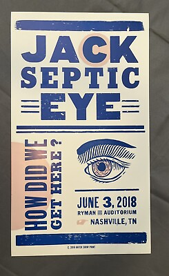 #ad 2018 0603 Hatch Show Print Poster Jack Septic Eye @ Ryman Jacksepticeye $71.99