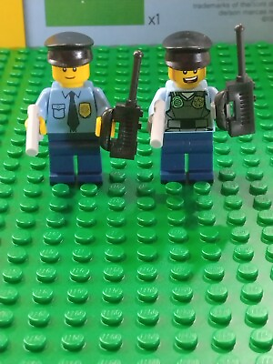 #ad 2 Lego Police Figures With Accessories $13.50