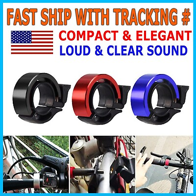 #ad ALUMINUM BIKE BELL mountain road bicycle sound handlebar alarm ring frame safety $4.95