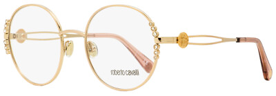#ad Roberto Cavalli RC 5103 033 Rose Gold Round Metal Eyeglasses 52 20 140 RC5103 $183.60