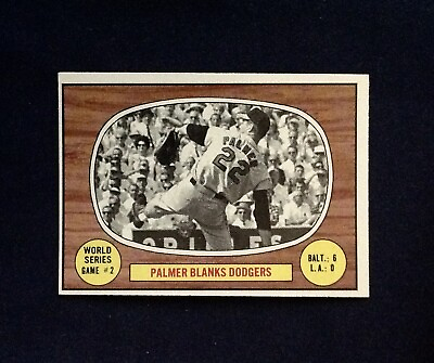 #ad 1967 # 152 World Series Game 2 Palmer Orioles Dodgers NR MT Free Shipping Topps $11.99