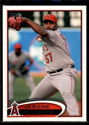 #ad 2012 Topps Update Jerome Williams #US59 Los Angeles Angels $0.99