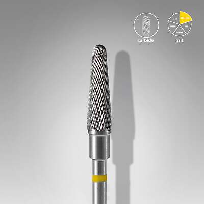 #ad STALEKS PRO Carbide Nail Drill Bit Frustum Yellow Head Diameter 4 Mm Worki $27.99
