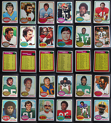 #ad 1976 Topps Football Cards Complete Your Set You U Pick From List 401 528 $1.99