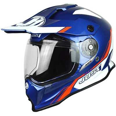 #ad JUST1 J14 SOLID CARBON HELMET LINE BLUE GLOSS SMALL S 607329011200103 MOTORCYCLE $75.00