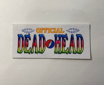 #ad Grateful Dead Head Printed Sew On Laser Cut Patch Jacket Badge Heavy Metal Punk $6.49