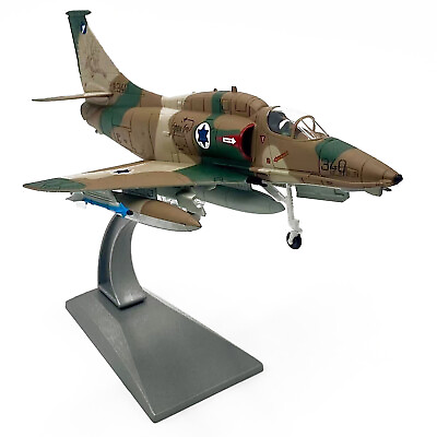 #ad East War Israeli Air Force A4 Skyhawk Fighter Aircraft Plane Model Alloy Display $42.99