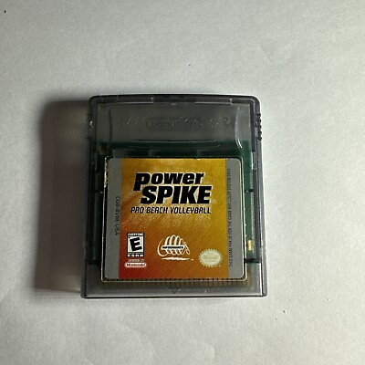 #ad Power Spike Pro Beach Volleyball Game Boy Color $5.00