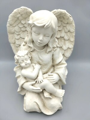 #ad Child Angel Cherub Christ Baby Jesus Santo Nino Figure Gothic Resin Sculpture $8.26