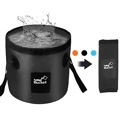 #ad Collapsible Bucket 5 Gallon Bucket Multifunctional Portable Collapsible Wash... $18.22