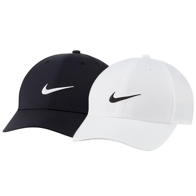 #ad Nike Men#x27;s Hat Adjustable Cotton Athletic Training L91 Swoosh Logo Ball Cap $21.88
