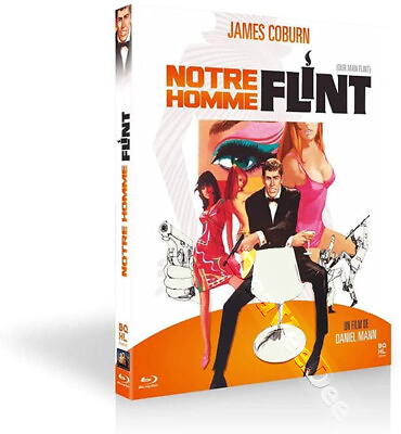 #ad Our Man Flint NEW Cult Blu Ray Disc Daniel Mann James Coburn $30.99