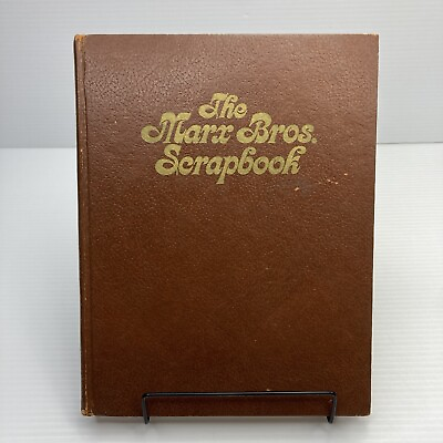 #ad The Marx Bros Scrapbook by Groucho Marx 1973 HC American Comedy Group Hollywood $29.65