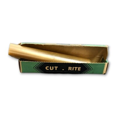 #ad Cut Rite Rare Salesman Sample 1940s Advertising Mini Box Mini Wax Paper Roll $64.76