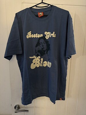 #ad Smashing Clobber Boston Girls Really Blow T shirt Size Large Blue GBP 10.99