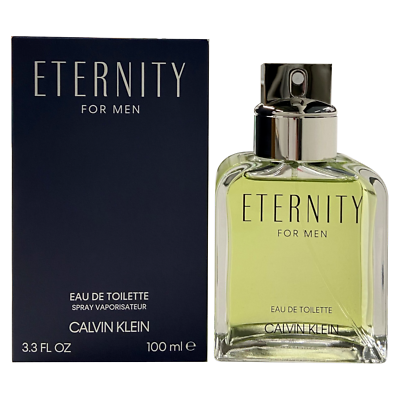 #ad ETERNITY for Men by CALVIN KLEIN 3.3 3.4 oz EDT New In box $32.00