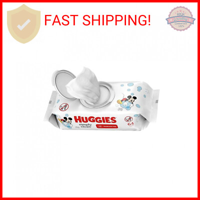 #ad Baby Wipes Unscented Huggies Simply Clean Fragrance Free Baby Diaper Wipes 1 $3.58