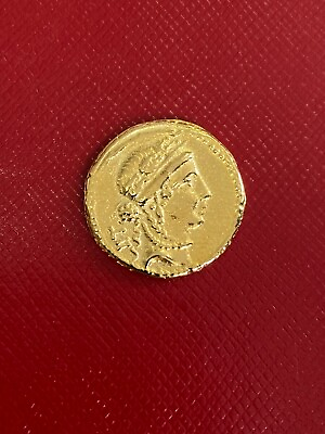 #ad Rare Julius Caesar Gold Aureus Coin struck C. 48 47 BC Gallic Trophy of Arms GBP 5.99