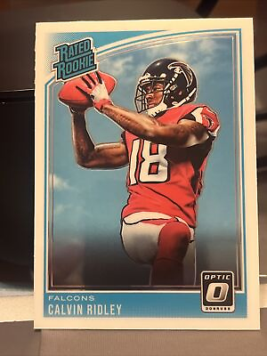 #ad 2018 Donruss Optic Rated Rookie #161 Calvin Ridley RC $3.50