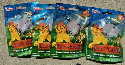 #ad Qty 4 Disney The Lion Guard Collectible Mini Figure Series 3 Blind Bags 2016. $25.99