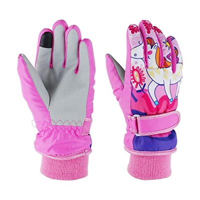 #ad Toddler Women Mens Snow Gloves Kids Waterproof Winter Warm Thermal Ski Snowbo... $18.64