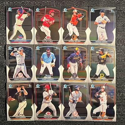#ad 2023 Topps Bowman Chrome Prospects Complete Your Set You Pick Card BCP #1 150 $1.49
