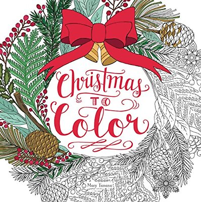 #ad Christmas to Color: Coloring Book for Adults and Kids to Share: A Christmas ... $4.60