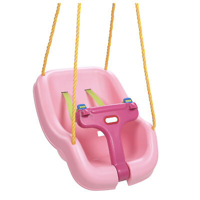 #ad Snug #x27;n Secure Swing with High Back and T Bar Pink Infant Baby Toddler Swing $26.89