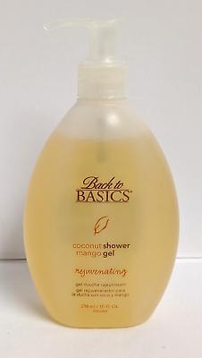 #ad Back To Basics Coconut Mango Shower Gel Rejuvenating 10oz New $12.95