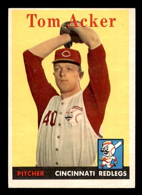 #ad 1958 Topps Baseball #149 Tom Acker EX *d6 $6.00